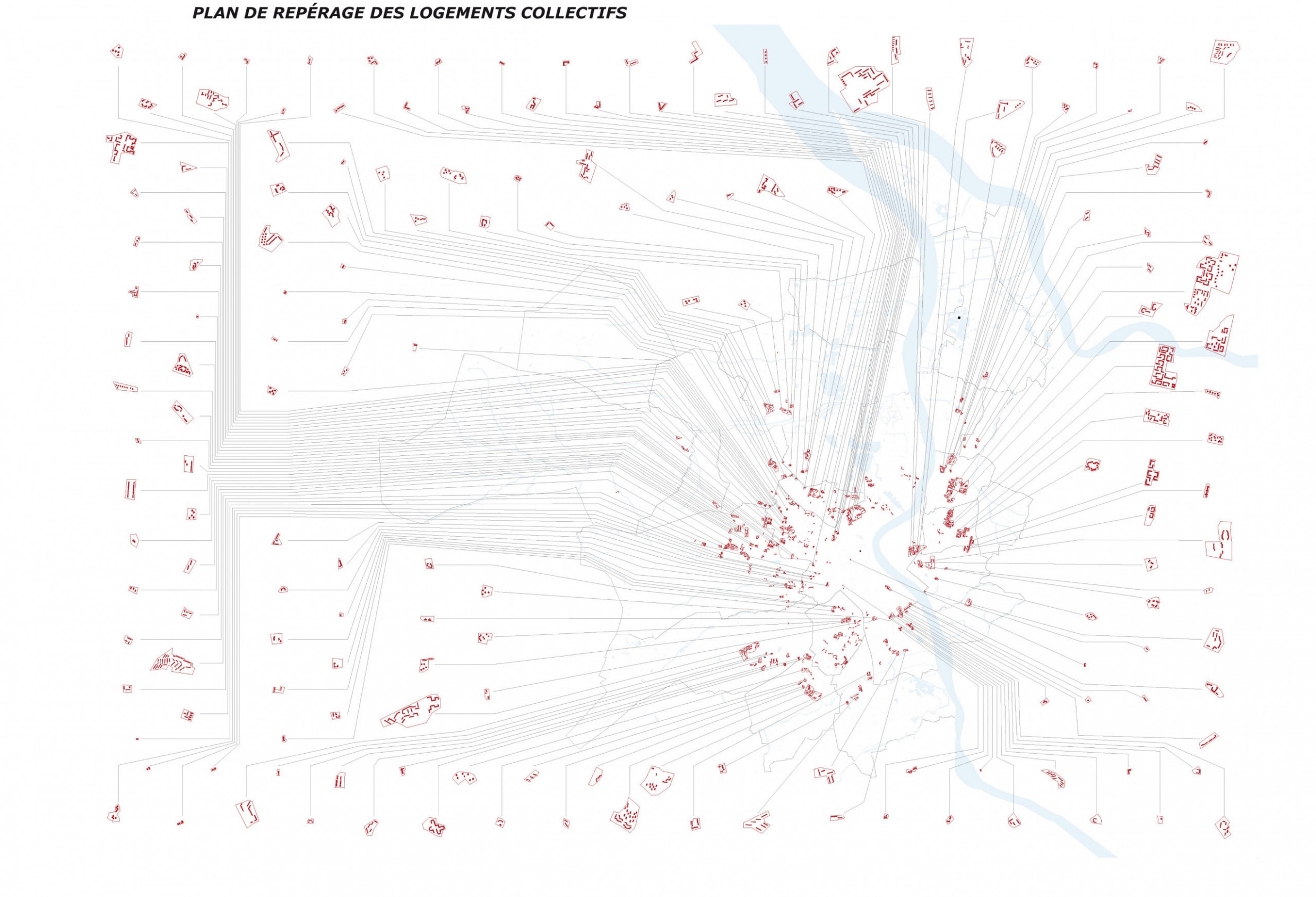 étude urbaine 50000 logements axe transports