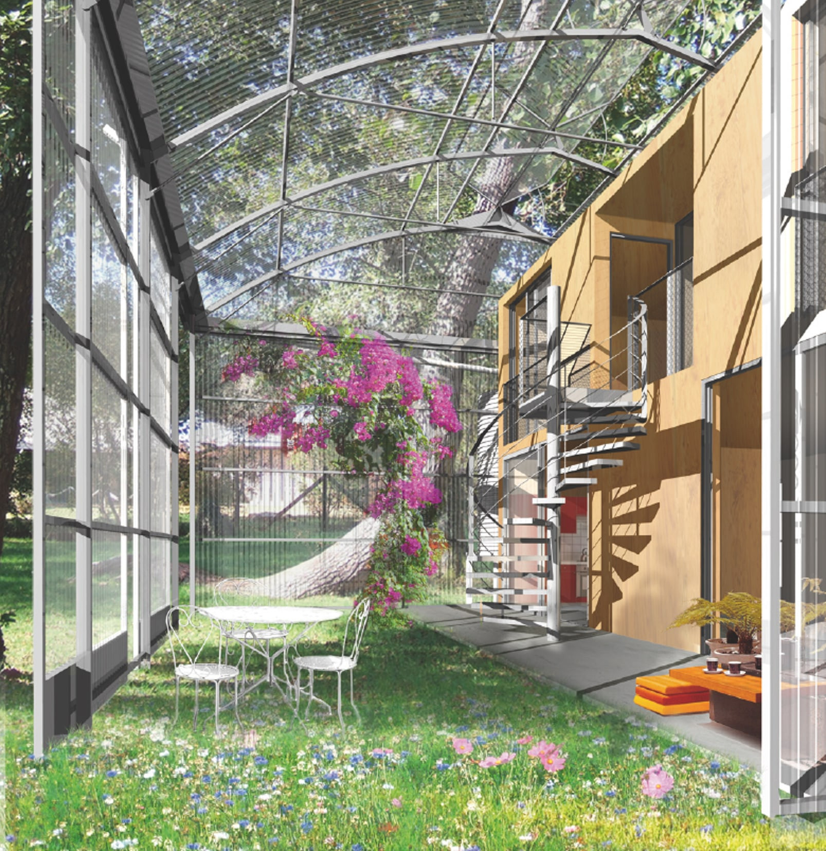 prototype maison bioclimatique